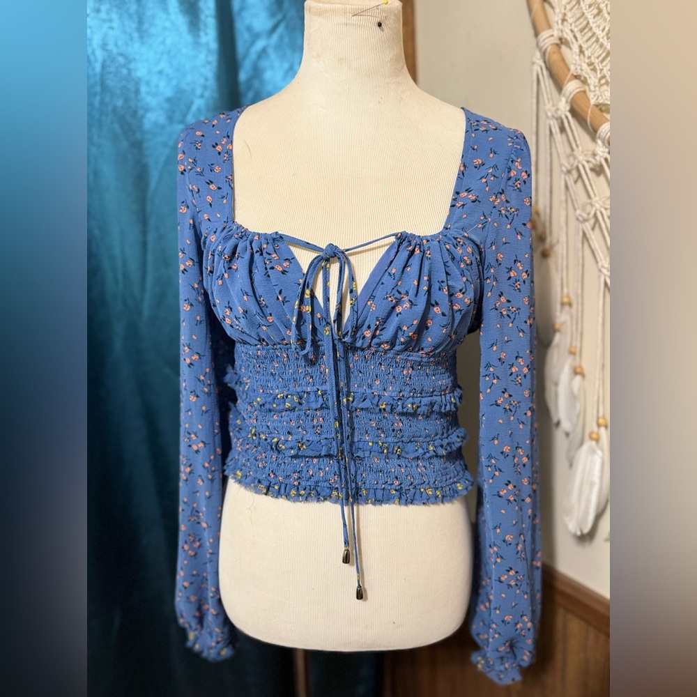 Free People Lolita Peasant Top – Size Small (NWT)